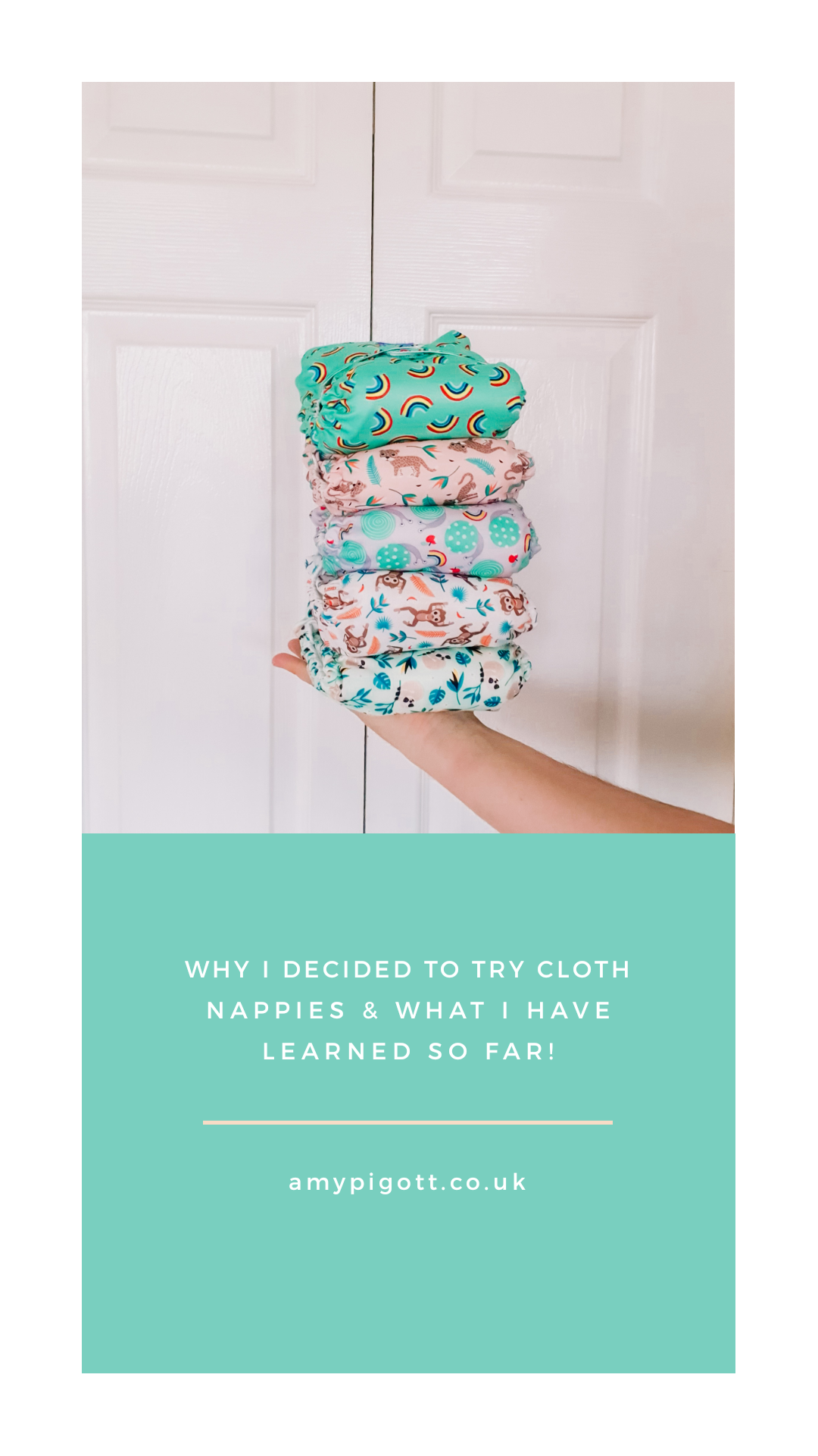 stack of cloth nappies